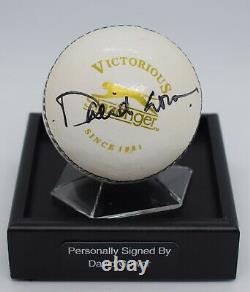 David Gower Signed Autograph Cricket Ball Display Case England Ashes AFTAL COA