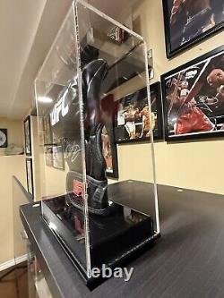 DemetriousMighty MouseJohnson Signed UFC Glove COA Beckett With Display Case