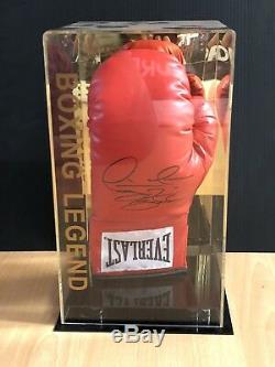 Deontay Wilder Signed Boxing Glove Bronze Bomber In Display Case PROOF RARE COA
