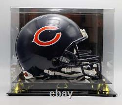 Dick Butkus HOF Chicago Bears Autographed Replica Helmet JSA COA withDisplay Case