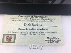Dick Butkus Signed Bears Full Size Helmet COA WithDisplay Case & Signed Card