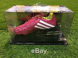 Diego Costa Signed Football Boot Chelsea Athletico Madrid Spain Display Case COA