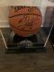 Dikembe Mutombo Signed Nba Basketball (schwartz Coa) With Display Case