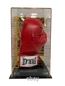 Dillian Whyte Hand Signed Red Everlast Boxing Glove In a Display Case COA RARE