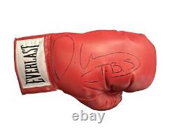 Dillian Whyte Hand Signed Red Everlast Boxing Glove In a Display Case COA RARE