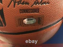 Dominique Wilkins Autographed NBA Basketball with Display Case Atlanta Hawks withCOA