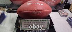 Don Shula Signed Winningest Coach 347-172-6 Football Display Case and COA/1996