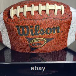 Doug Flutie Signed NCAA Wilson Football withDisplay Case-Buffalo Bills TCH COA