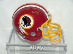 Doug Williams- Autographed Washington Redskins Mini Helmet withCOA & Display Case