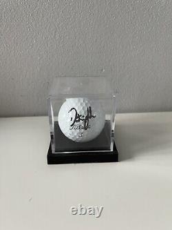 Dustin Johnson Signed Golf Ball In Display Case- With COA