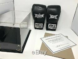 Eminem Signed SouthPaw Boxing Gloves Shady with COA and Display Case LE 100