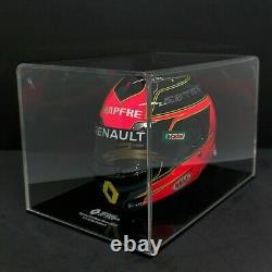 Esteban Ocon 2020 Gold Signed 1/2 Scale Bell Helmet With COA in Display Case
