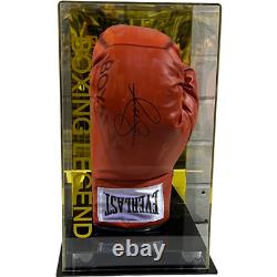 Exclusive Anthony Joshua Signed Red Everlast Boxing Glove In a Display Case COA