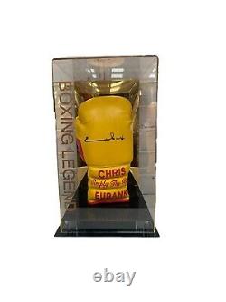 Exclusive Chris Eubank Signed Branded Boxing Glove In a Display Case COA