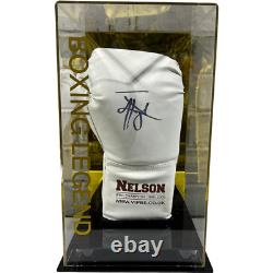 Exclusive Johnny Nelson MBE Signed Branded Boxing Glove In a Display Case COA