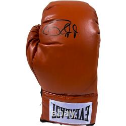 Exclusive Roy Jones Jr Signed Red Everlast Boxing Glove In a Display Case COA