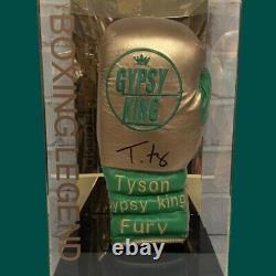Exclusive Tyson Fury Signed Branded Boxing Glove In a Display Case COA