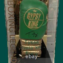 Exclusive Tyson Fury Signed Branded Boxing Glove In a Display Case COA