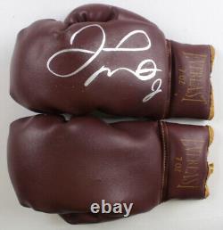 Floyd Mayweather Jr. SIGNED Vintage Boxing Glove Set with Display Case PSA COA