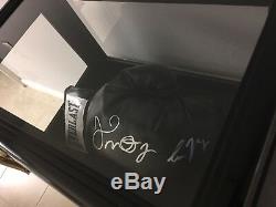 Floyd Mayweather McGregor Signed Everlast Boxing Glove WithPAAS COA WithDisplay Case