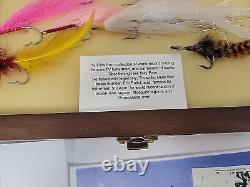 Fly fishingTibor BILLY PATE x12 Personal Estate Tarpon Flies COA + Display Case