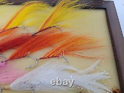 Fly fishingTibor BILLY PATE x12 Personal Estate Tarpon Flies COA + Display Case