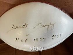 Forrest Gregg autographed football Green Bay Packers JSA coa With Display Case