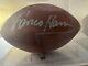 Franco Harris Autographed Wilson Nfl Football Withcoa And Display Case Included
