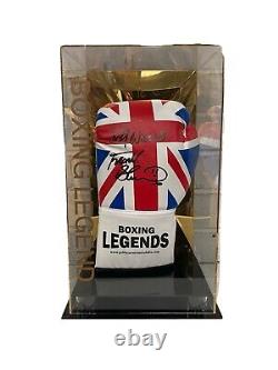 Frank Bruno Signed Boxing Glove In a Display Case COA