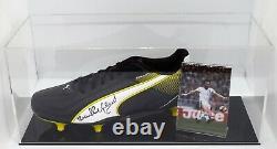 Frank Lampard Sr Signed Autograph Football Boot Display Case West Ham Utd COA