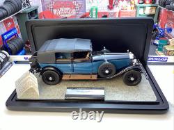 Franklin Mint 124 Scale 1929 Rolls Royce Phantom 1 + Display Case, Docs & COA