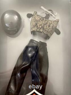 Franklin Mint Harley Davidson Vinyl Fashion Doll Dakota Trunk Set New COA's