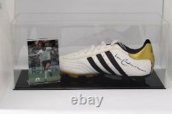 Franz Beckenbauer Signed Autograph Football Boot Display Case Germany COA