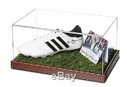 Franz Beckenbauer Signed Football Boot Display Case Germany Autograph + COA
