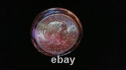 Full set of Sacagawea dollars in BU, Proof and colorized withDisplay Case and COA