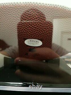Gary Fencik SBXX Autographed Chicago Bears Football with Display Case JSA COA