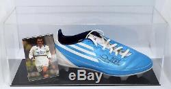 Gary McAllister Signed Autograph Football Boot Display Case Leeds Utd AFTAL COA
