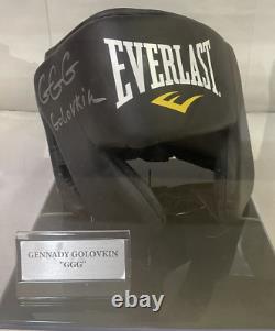 Gennady Golovkin GGG (Triple G) Signed Everlast Glove with PSA COA +Display Case