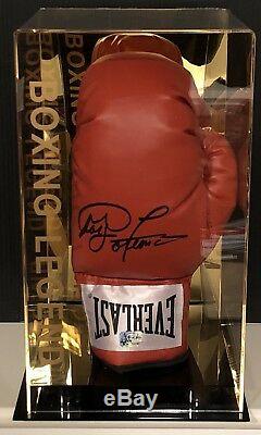 George Foreman Signed Boxing Glove World Champion Display Case RARE COA PROOF