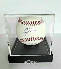 George HW Bush Hand-Signed Autographed Baseball with COA and Display Case Included