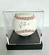 George Hw Bush Hand-signed Autographed Baseball With Coa And Display Case Included
