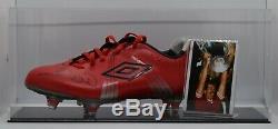 Graeme Souness Signed Autograph Football Boot Display Case Liverpool AFTAL COA