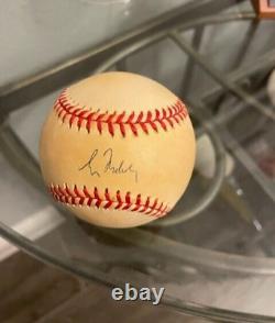 Greg Maddux Autographed Official National League Baseball in Display Case withCOA