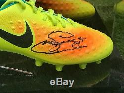 Gylfi Sigurosson Signed Football Boot Everton Iceland in a Display Case COA