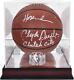 Hakeem Olajuwon Rockets Basketball Display Fanatics Authentic Coa Item#11961365