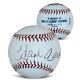 Hank Aaron Autographed Mlb Signed Baseball Jsa Coa With Display Case