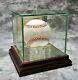 Hank Aaron Hand-signed Rawlings Official Baseball Withcoa & Display Case Braves
