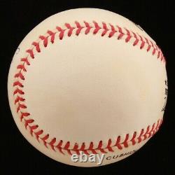 Hank Aaron Signed ONL Baseball with Display Case (PSA COA)