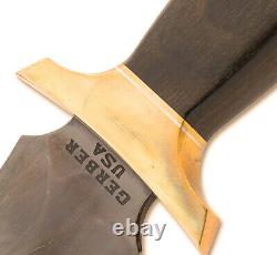 Harley Davidson 90th Anniversary Gerber Fixed Blade Knife Display Case COA
