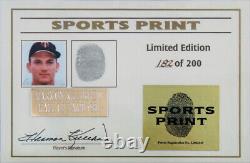 Harmon Killebrew Signed AL Baseball with Thumbprint w Display Case (Sport Print)